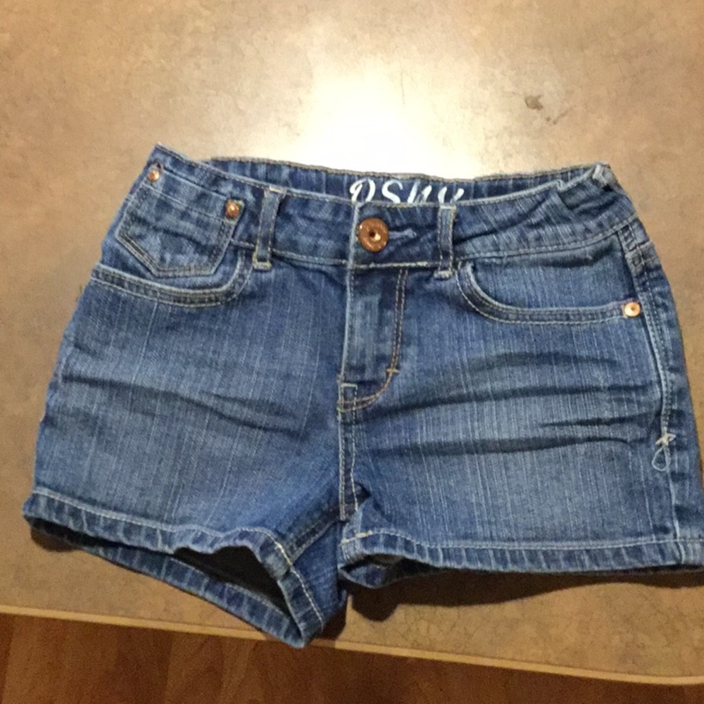 Girls jean shorts size M/7-8